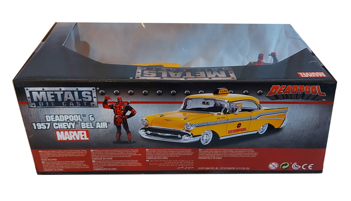 Marvel - Deadpool with 1957 Chevy Bel Air Taxi – CrossoversPT